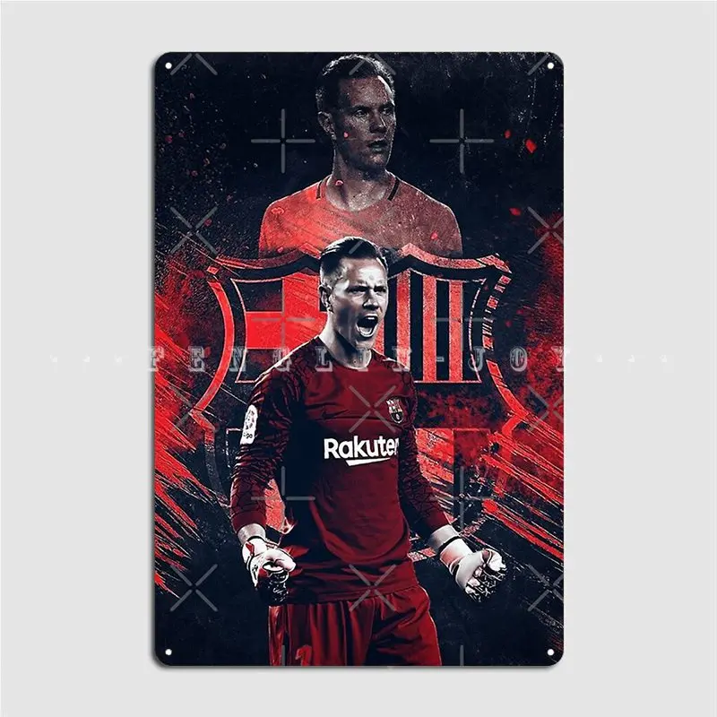 Art Ter Stegen Illustration Poster Metal Plaque Plaques Cinema Retro Club Home Tin Sign Poster