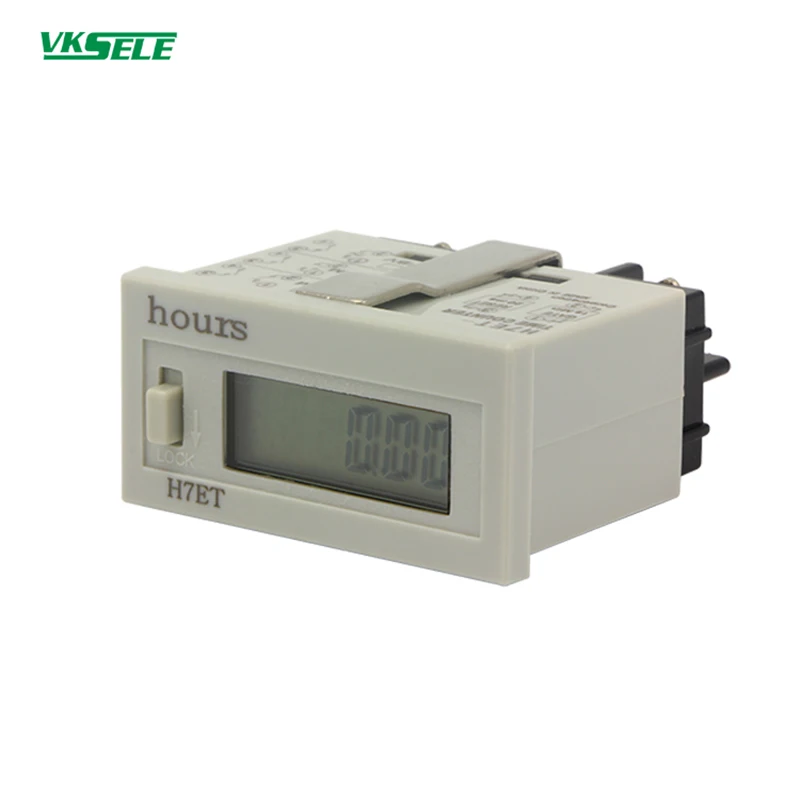 Punch digital display electronic timer H7ET Industrial energized timer equipment