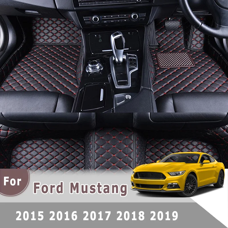 

Пользовательские FloorLiner авто коврики ковры правый руль автомобиля коврики для Ford Mustang 2015 2016 2017 2018 2019