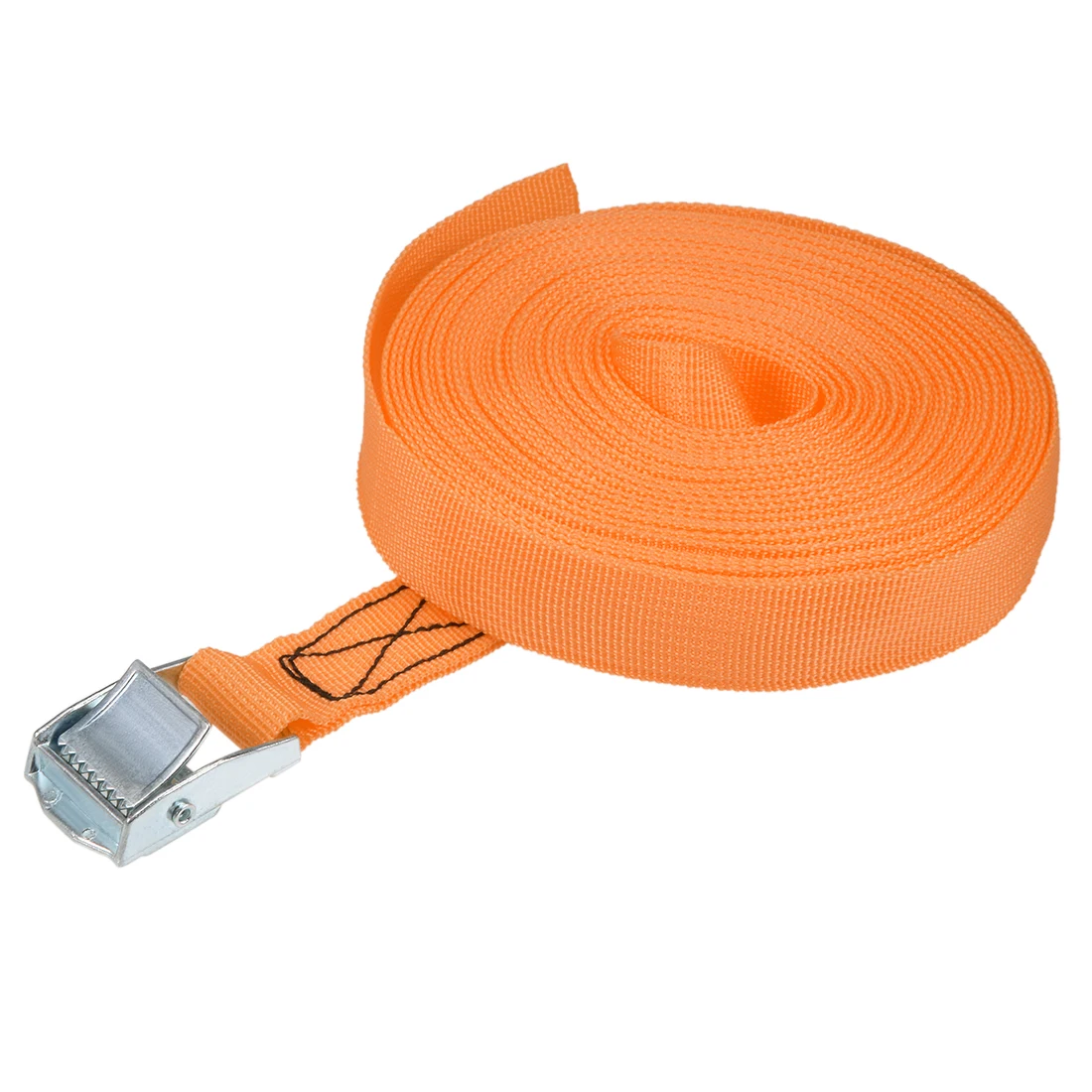 uxcell 10M x 25mm Lashing Strap Cargo Tie Down Straps with Cam Lock Buckle 250Kg Work Load, Orange