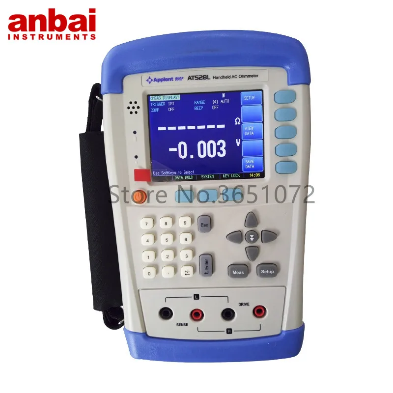 Applent AT528L Battery Internal Resistance Meter AC Low Ohm Meter 