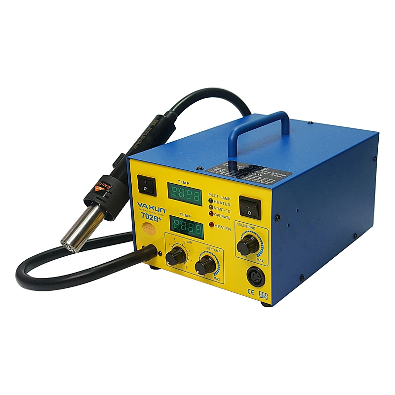 YAXUN YX-702B + Smd Bga saldatura stazione di rilavorazione 220V 110V Display digitale della temperatura di lavoro