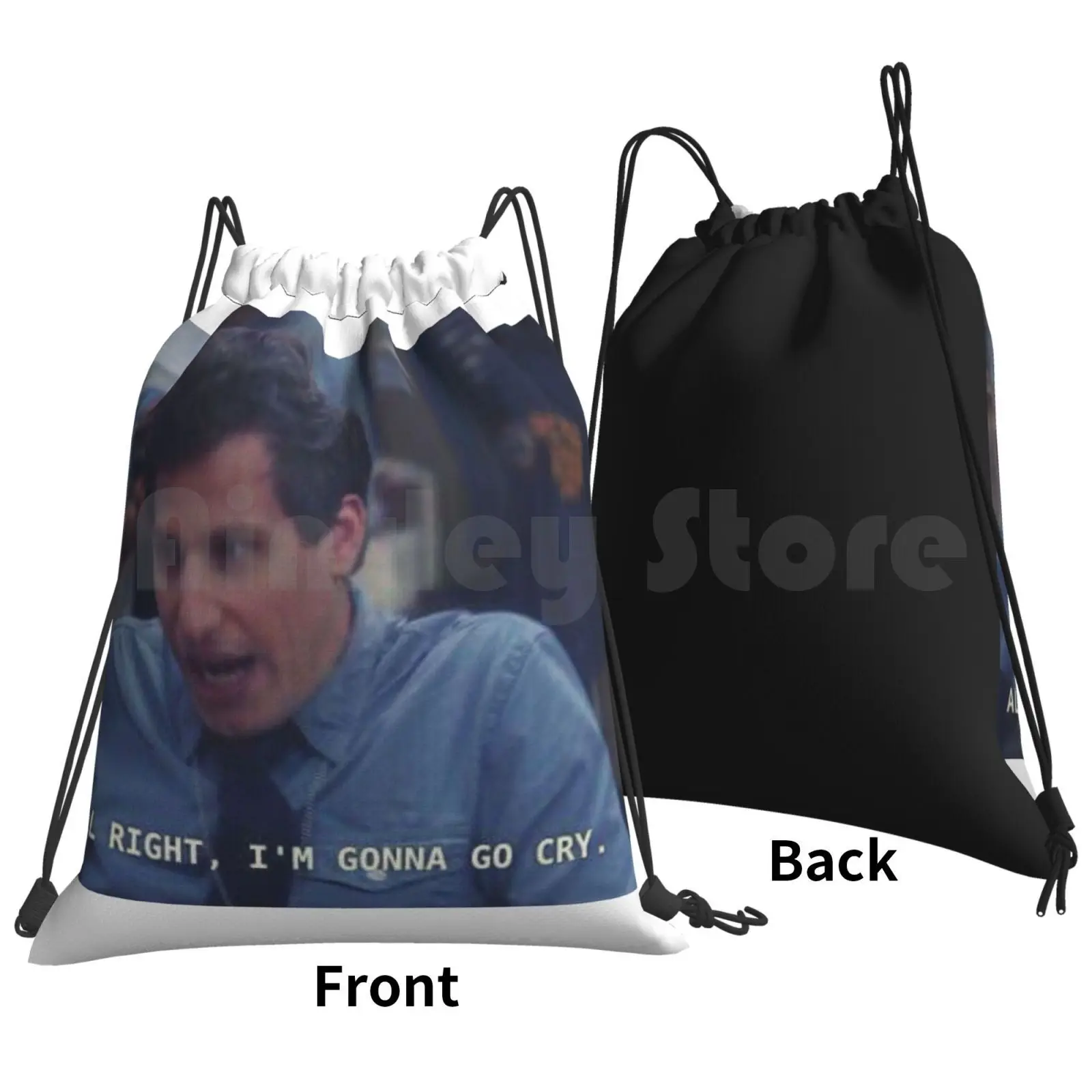 Brooklyn Nine Nine Backpack Drawstring Bags Gym Bag Waterproof Series Movies Meme