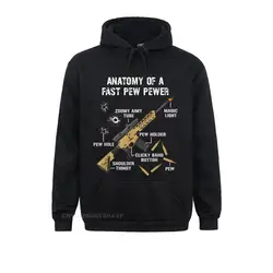 Funny Anatomy Of A Pew Pewer Rifle Gun Amendment Saying Hoodie Mens Sweatshirts Fitness Tight Hoodies Oversized Anime Sweater