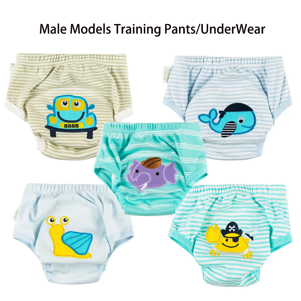 11/11 Promotion Baby Diaper Pants Cotton Children Panty baby boy panties Underpants Newborn For Boys toddler Male Underwear 0-3T