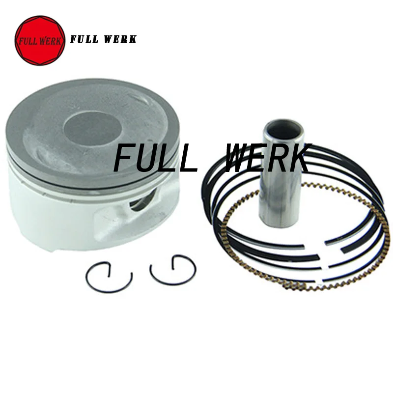 

72.5mm 17mm Piston Pin Ring Set fit for Feishen Linhai Yamaha Scoote300cc Water Cooling Scooter ATV HH-117 Water-cooled Piston
