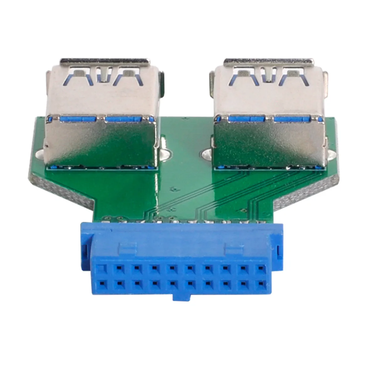 CYSM Chenyang, двойной USB 3,0 типа «А» мама для материнской платы, 20/19 контактный разъем для штырькового разъема, стандартная материнская плата