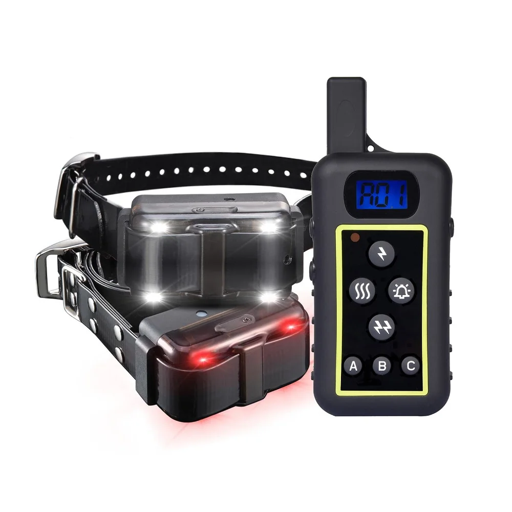 Dog training tool remote training collar DT2200 for hunting dogs with LED light tracking light