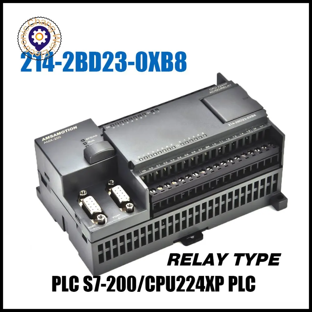 CNC CPU224XP PLC Programmable Logic Controller Replace For Siemens 214-2BD23-0XB8 220V PLC S7-200 RELAY Output ProgrammingCPU224