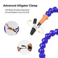 Table Clamp Soldering Third Hand with USB Magnifier #4