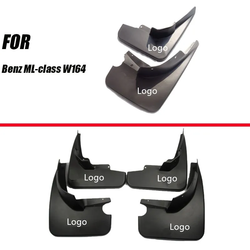 For Benz ML class W164 Mud flaps ML350 ML500 ML450 Mudguards fenders Mud flap splash Guard car accessories auto styline2006-2011