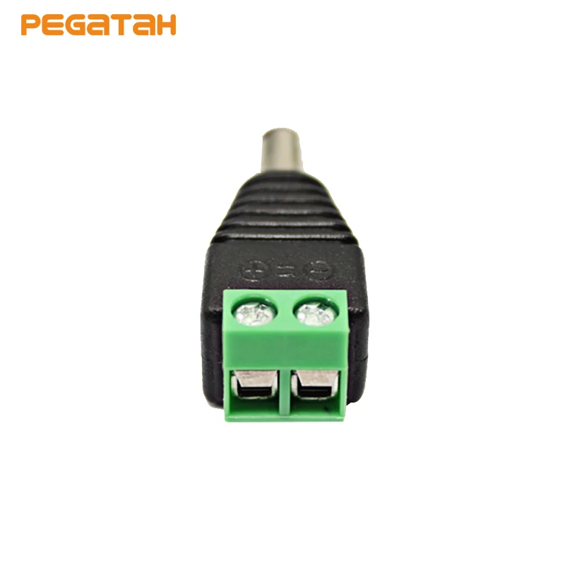 10 PCS female DC Power Jack & Plug Screw-on Wire Connector for cctv camera system