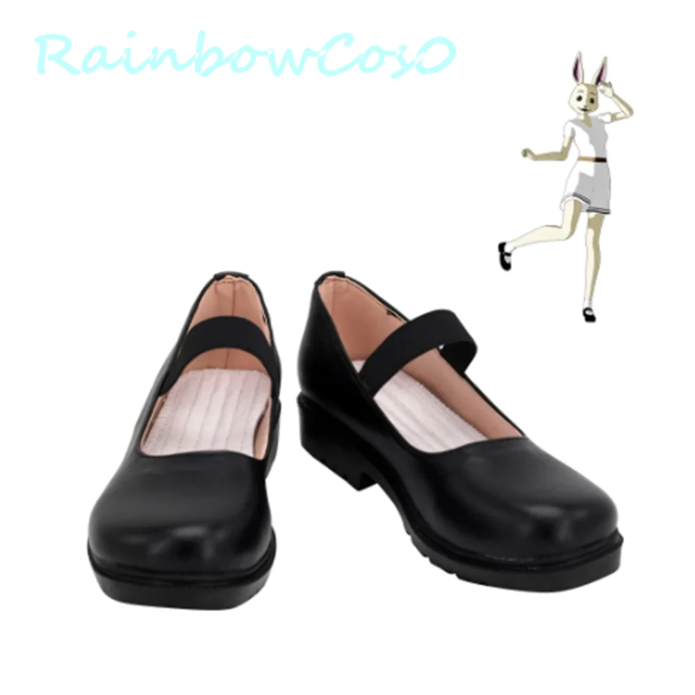 BEASTARS Haru Shoes Cosplay Rabbit Cosplay Shoes Boots Game Anime Halloween RainbowCos0 W1767