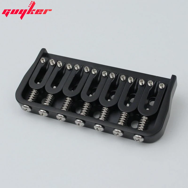 7 String Fixed Electric Guitar Bridge Black