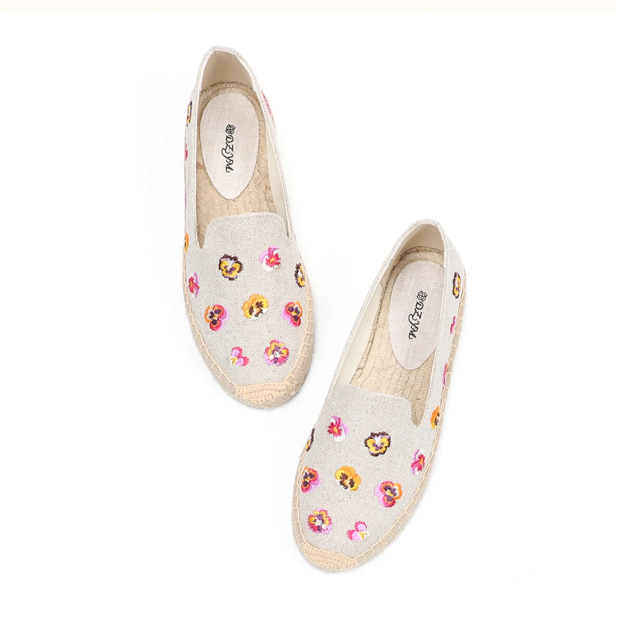 Espadrilles 2022 Flat Platform New Arrival Hemp Round Toe Rubber Slip-on Casual Zapatillas Mujer Sapatos Spring/autumn