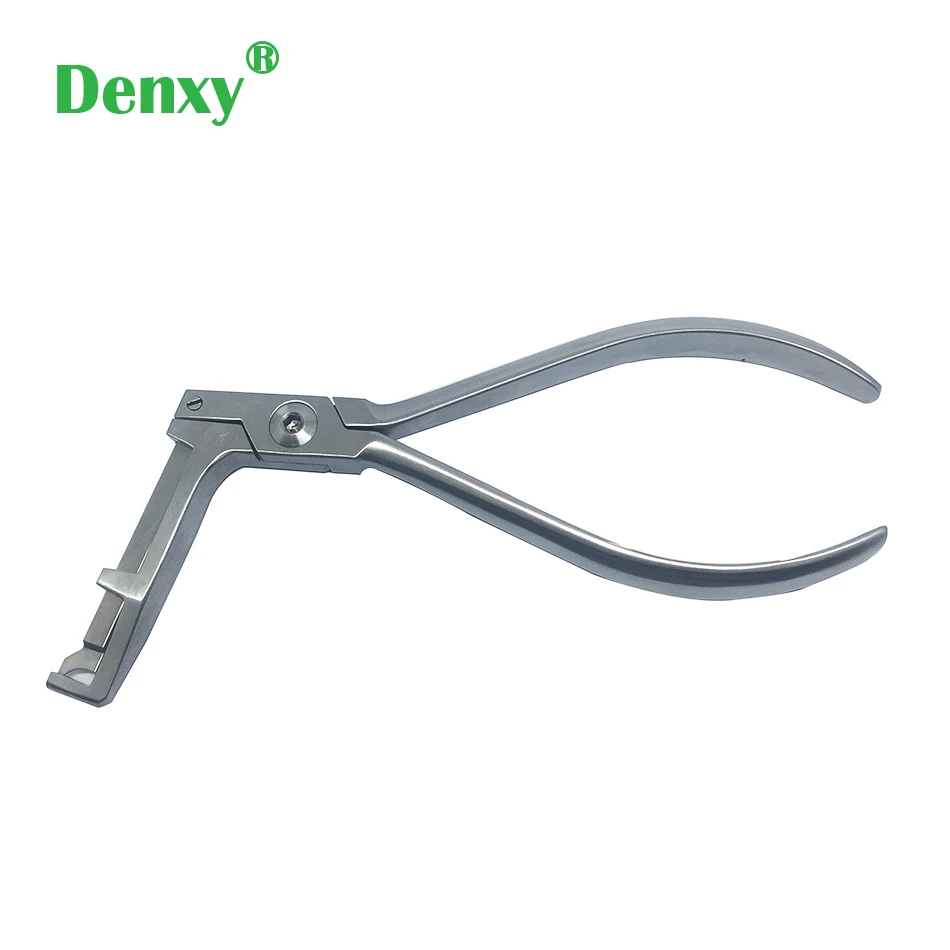 Denxy alicates de ortodoncia Dental de acero inoxidable, removedor de tapa para fórceps de tubo Convertible, alicates de dentista, instrumentos Ortho