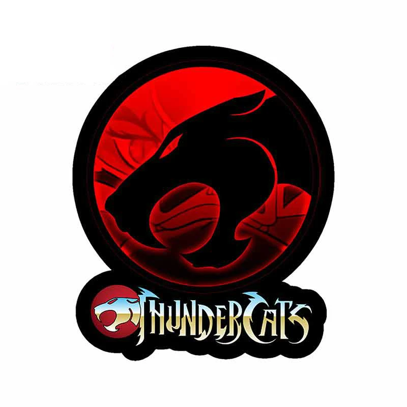 Fuzhen Boutique Decals Exterior Accessories Thundercats Logo Car Stickers Body for Bumper Window Laptop Motorcycle Decal PVC13cm