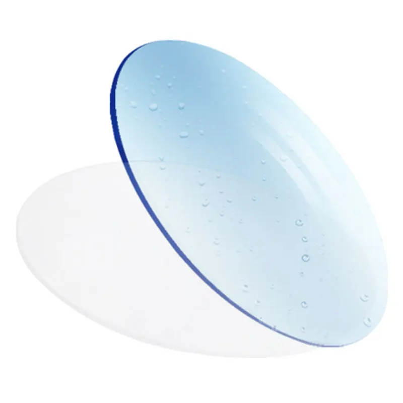 ZIROSAT Aspheric Tinted color MR-8 1.61index Super Tough Optical Glasses Prescription Lenses Strong Anti Reflective for Rimless