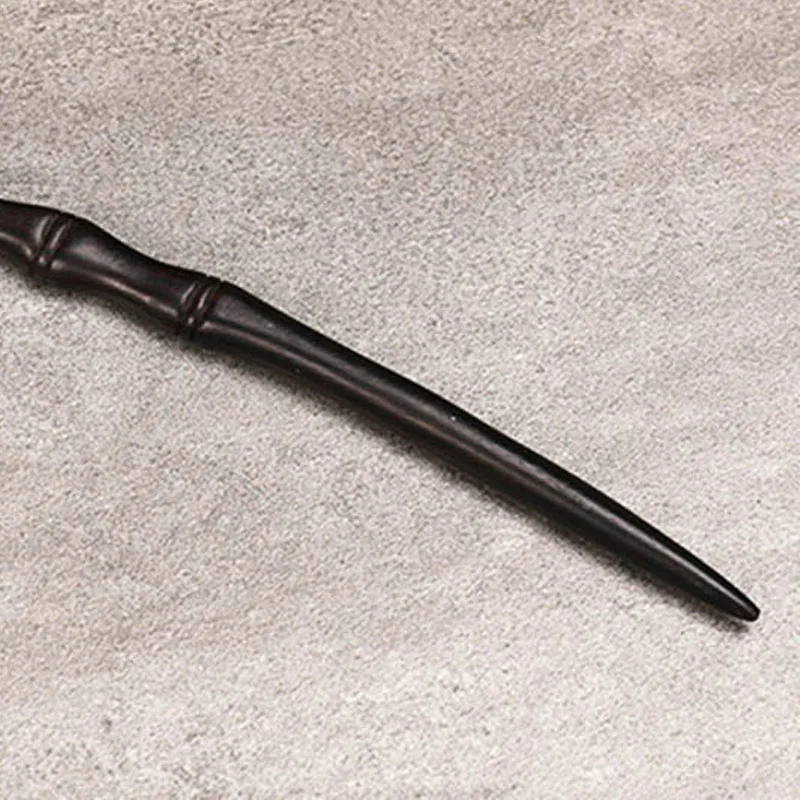 Handmade Carving Ancient Chinese Hairpin Black Sandalwood Hair Forks Clips Women Girls Hanfu Dress Wooden Hair Styling Ornaments image 5