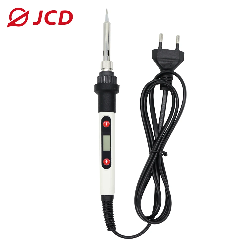 JCD 80W Digital Electric Soldering Iron Set Temperature Adjustable 220V 110V Welding Tool Ceramic Heater Soldering Tips Rework