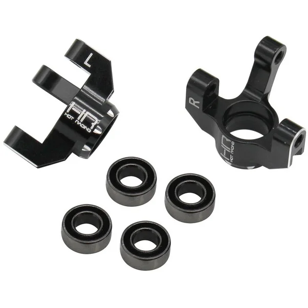 HR Aluminum Front Knuckle Spindle Set Steering Arm for 1/18 Losi 2WD Mini-T2 Replace Los214006