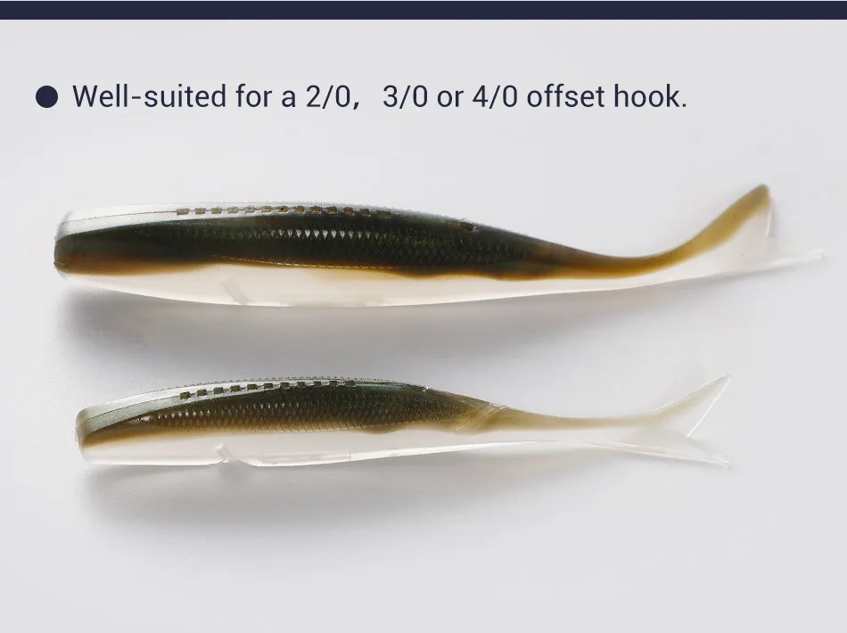NOEBY Blade Minnow Dart Worm Weichköder 9cm 11cm Silikon Kunstköder Salzwasser Süßwasser Seebarsch Künstliches Angelzubehör – Detail 5