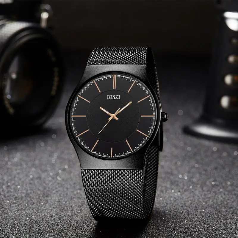 Top Brand Luxury Ultra-thin Men Watches Quartz Analog Military Watch Men' Fashion Daily Waterproof Male Watch Relogio Masculino