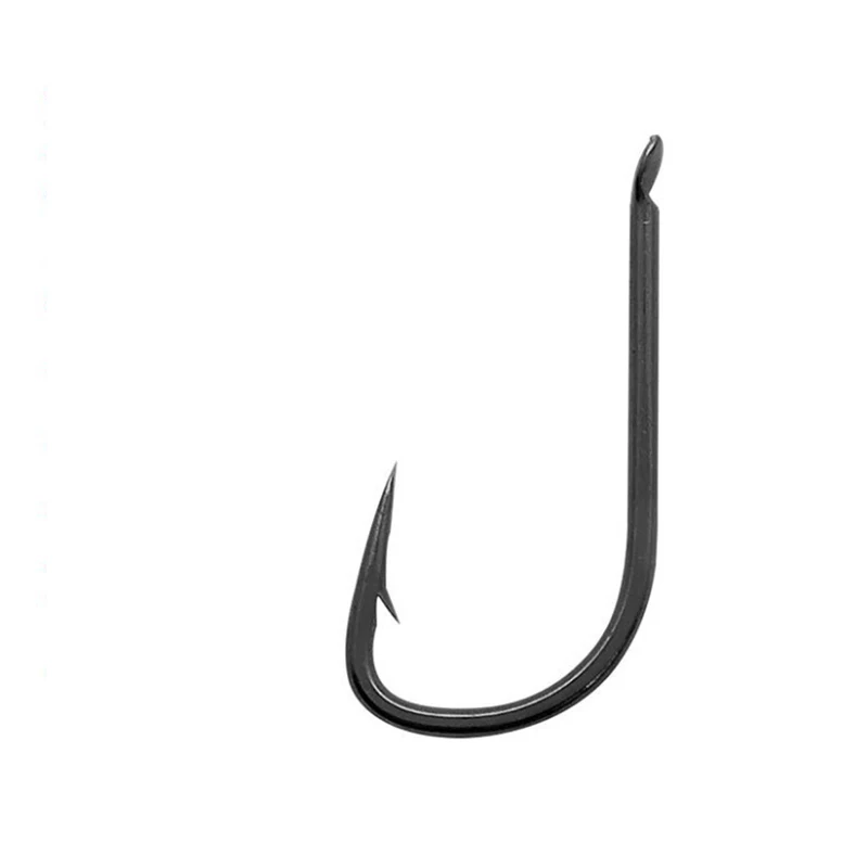 DYGYGYFZ 10pcs/set 1#-8# Fishing Hook Barbed Hook Carp Feeder Imported Material Carbon Steel Barbed Hook