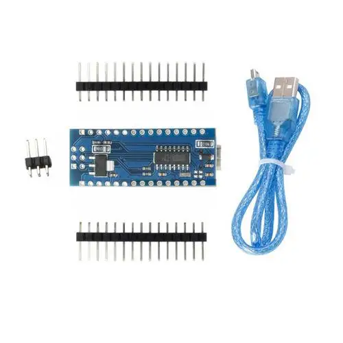 Placa para Arduino Nano V3.0, Cable USB, placa de microcontrolador, ATmega328P, V3.0, ATmega328P