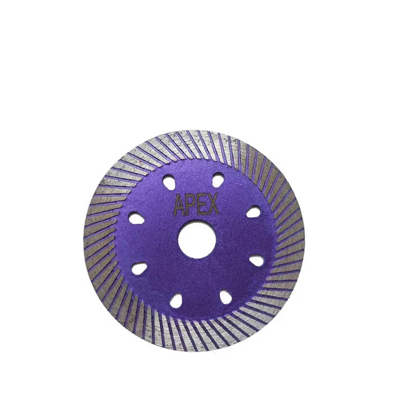 

4Inch 115mm Purple Color Diamond Cutting Saw Blades For Marble Granite Concrete Stone