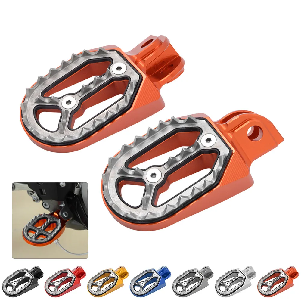 Motorcycle Foot Pegs Pedals Rest Footpegs For KTM SX SXF EXC EXCF XC XCF XCW XCFW 65 85 125 150 200 250 300 350 -1290 ADVENTURE