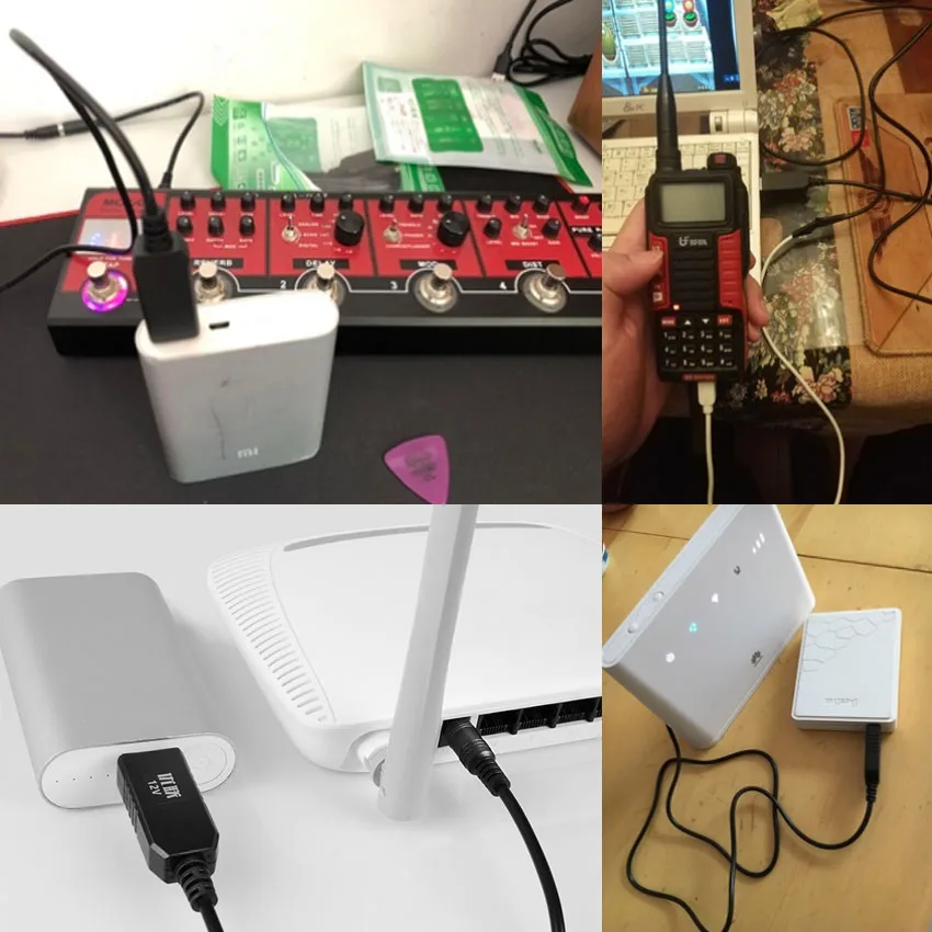 USB Power Boost Linie DC 5V zu DC 9V / 12V Schritt BIS Modul USB Konverter Adapter kabel 3.5*1,35mm 4.0*1,7mm 5.5*2,1mm Stecker