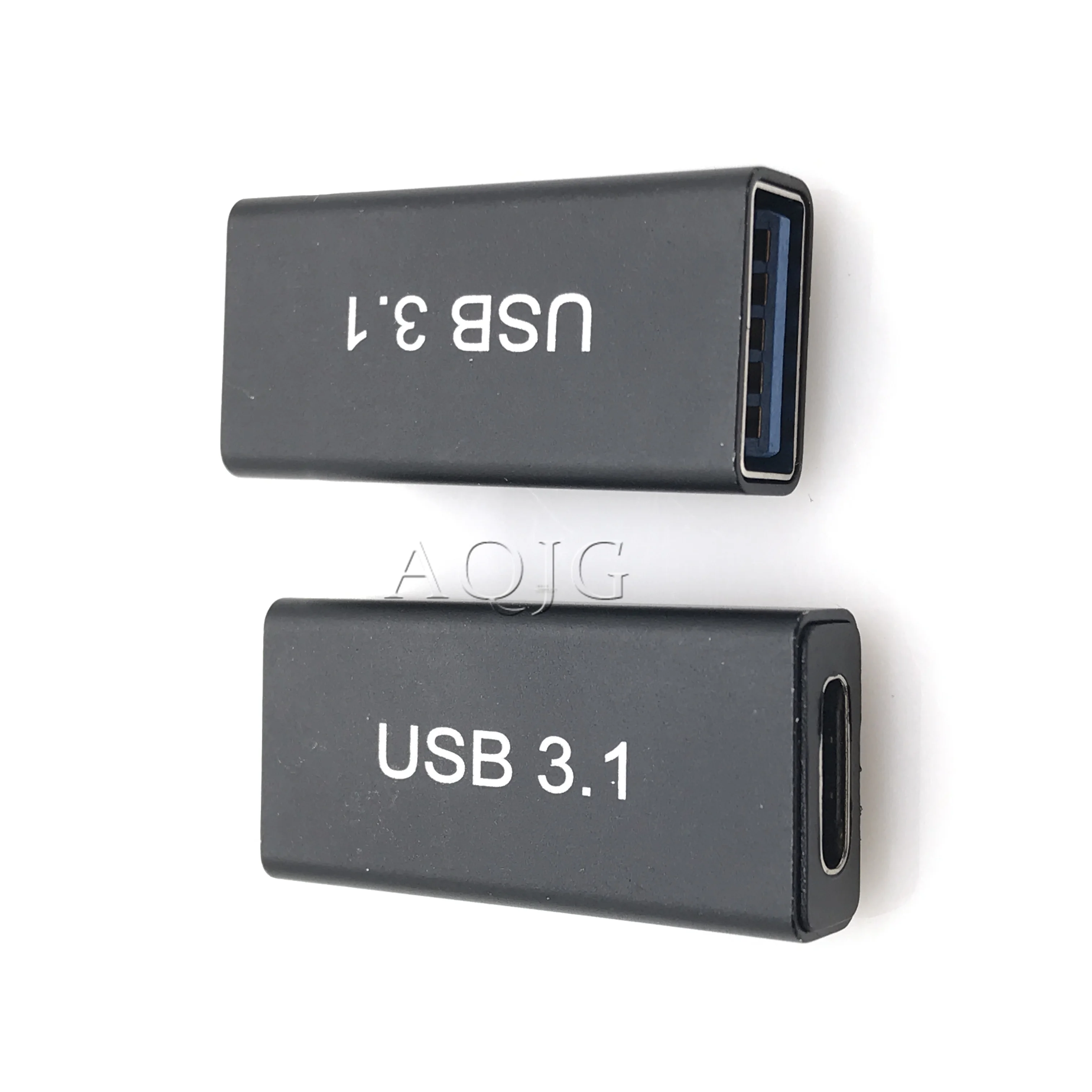 1 шт., адаптер USB Type-C (мама)-USB 3,0 (мама)