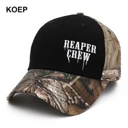 KOEP 2021 SOA CAMO Hats Sons Of Anarchy For Reaper Crew Fitted Baseball Cap Women Men Letters Print Hat Hip Hop Hat For Men