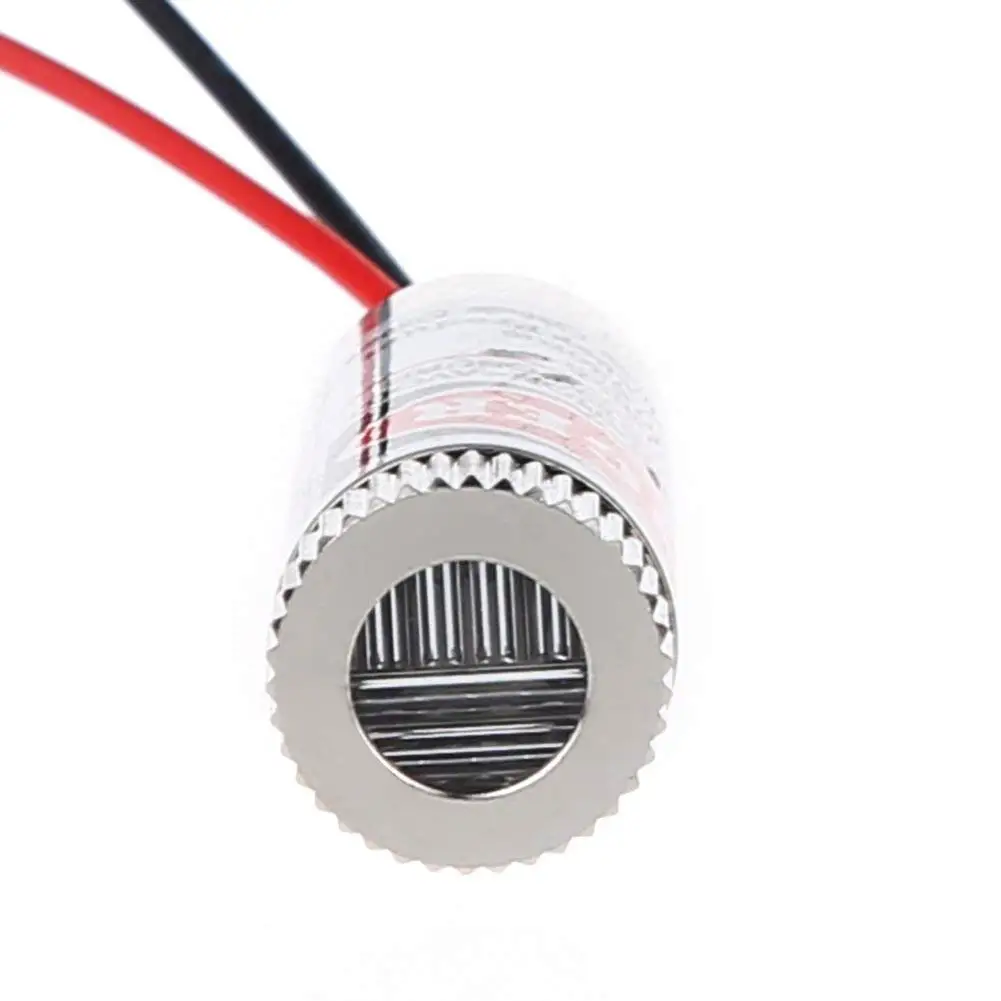 650nm 5mW Red Point / Line / Cross Laser Module Head Glass Lens Focusable Industrial Class
