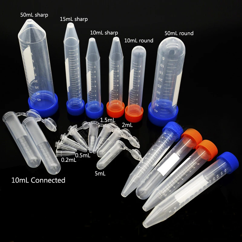 laboratorio plastico centrifuge tube vial microcentrifuge micro tube screw and snap caps lab containers todos os tamanhos 01