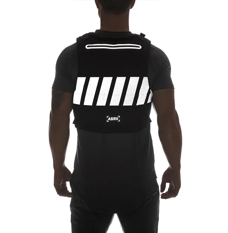Military Tactical Chest Rig Vest Streetwear Hip Hop Running Cycling Vest Men Harness Outdoor Sports Fitness Waist Pack Chest Bag