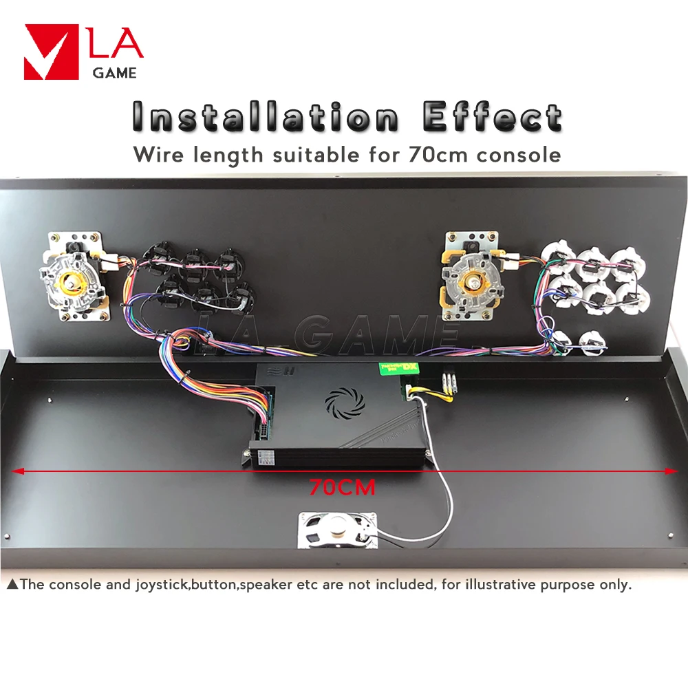 Pandora box family version 40 Pin Wire Harness  Cable For Sanwa joystick and LED push buttons pandora box 3d wifi