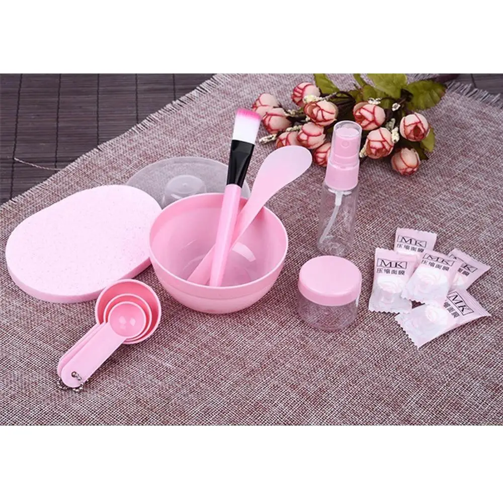 DIY Face Mask Mixing Bowl Brushes Spoon Tools Set Home Facial Eye Body Mask Mud Mixing Lady Mask Mixing l Face Care Applicator