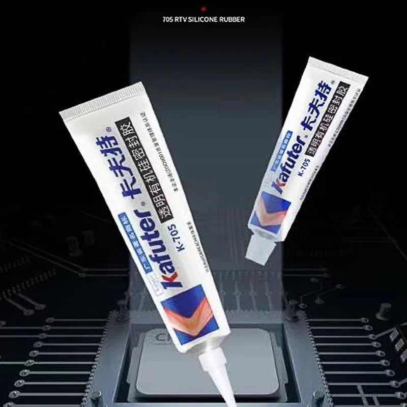 Kafuter K-704 Rtv Silicone Cola Branca De Borracha Para O Modelo Rc No