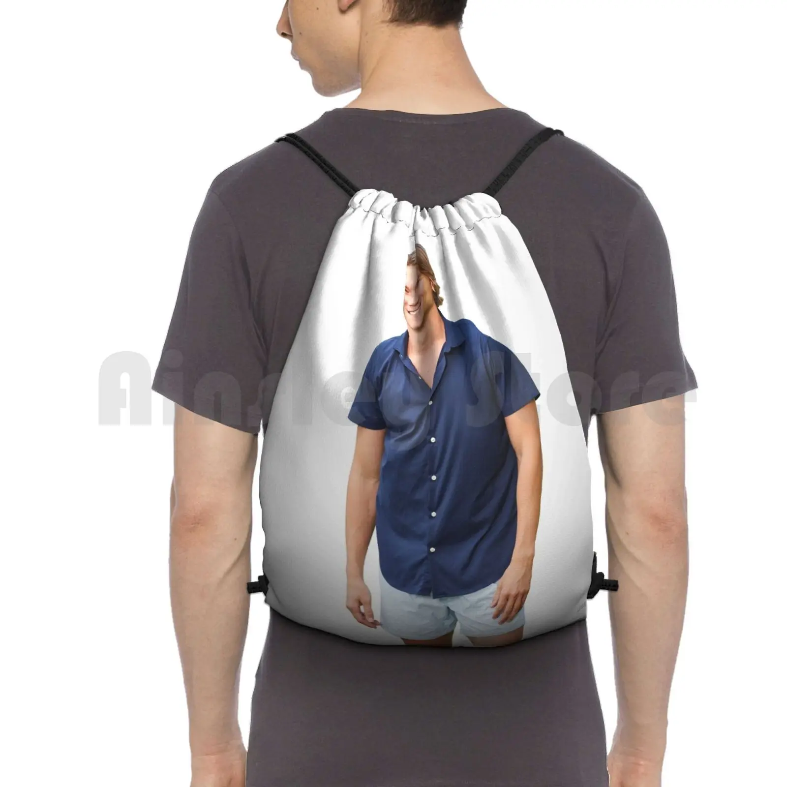 John Paul Jones Picture Backpack Drawstring Bag Riding Climbing Gym Bag John Paul Jones Jpj John Paul Jones Bachelorette The