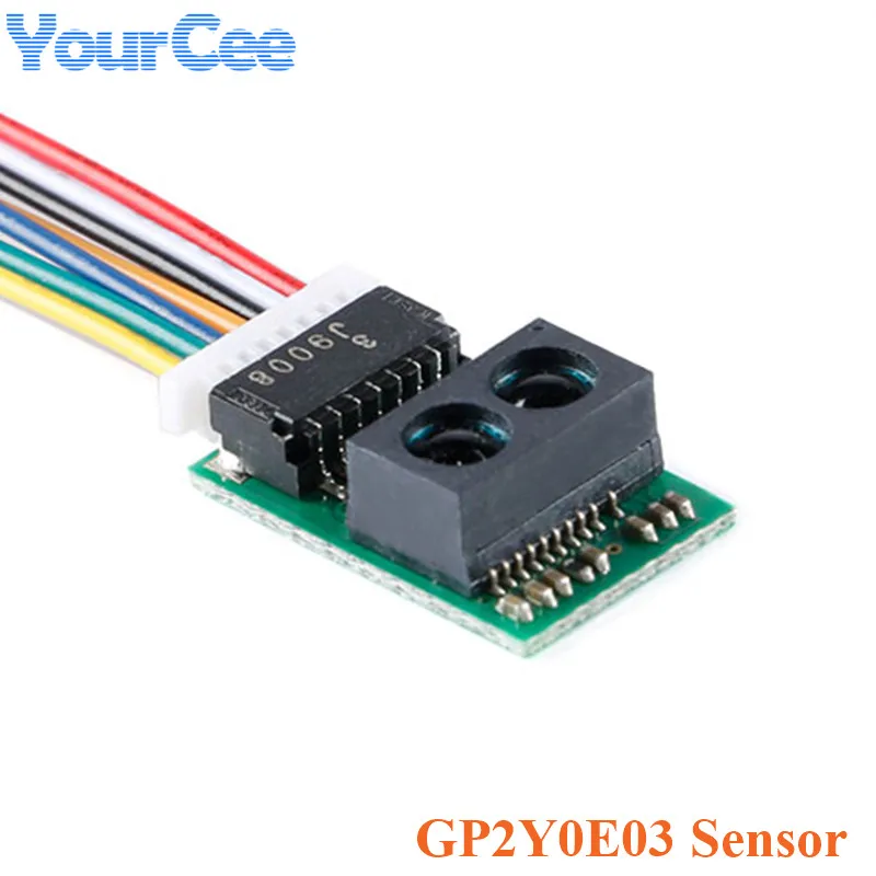 2 szt./1 szt. GP2Y0E03 Czujnik odległości IR 4-50CM Moduł pomiaru odległości na podczerwień Wysoka precyzja Wyjście I2C IIC dla Arduino