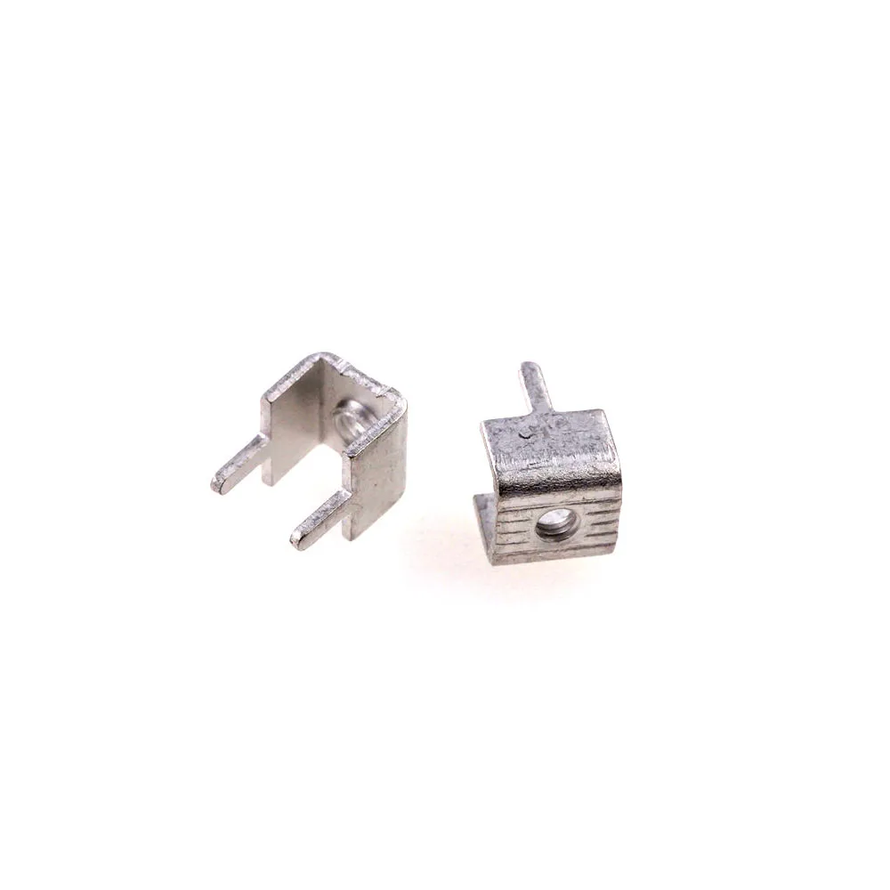 20 Pcs Metric PC Screw Terminals Welding M4 M3 2 Pins Through Hole Pitch 7.0 mm Straight Board High Current 20A Brass Tin