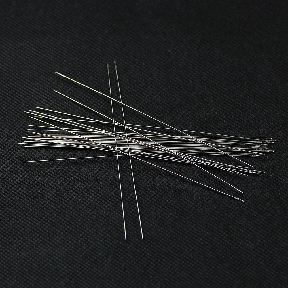 RBFHYER Stainless Steel Beading Needles 30pcs  Threading String Cord Bracelet Necklace Jewelry Handmade Making DIY