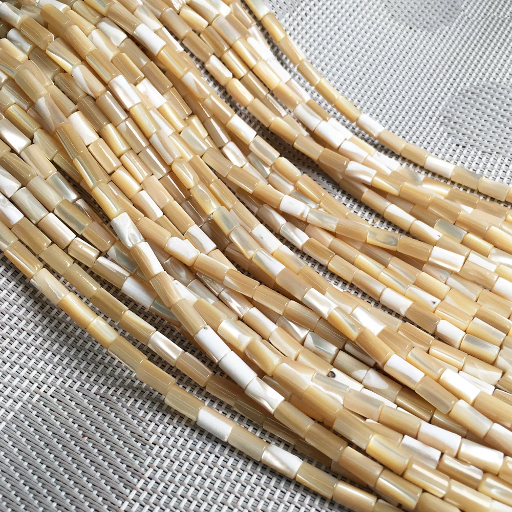 Natural shell beading beads Punch loose beads isolation bead for Jewelry Making DIY for bracelet necklace Accessories