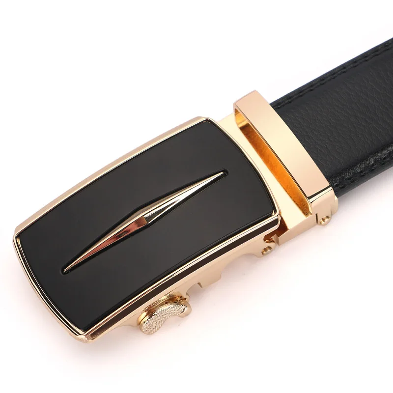 New Hot Selling Men Belt Fashion Pu Alloy Automatic Buckle Belt Business Affairs Casual Decoration Belt Men\'s Belts Luxury Brand