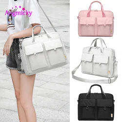 New Women Handbag Office Travel Shoulder Messenge Men Laptop Bag Notebook Carrying Case Briefcase for MacBook 13.3 14 15.6 Inch