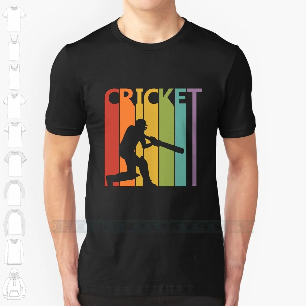 Vintage Retro Cricket Player Gift 100% Cotton T Shirt Cricket Gift Cricket Dad Cricket Mom Cricket Birthday Cricket Christmas