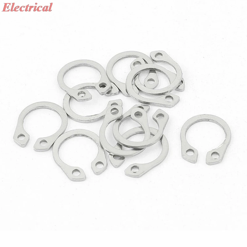 

304 Stainless Steel External Circlip Retaining Shaft Snap Rings 10mm