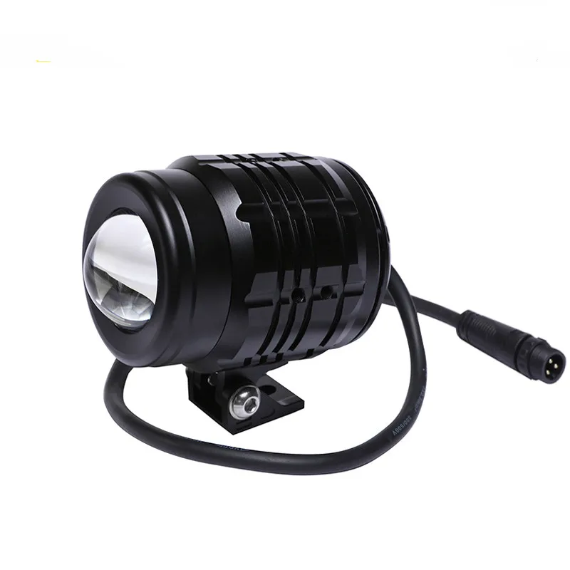 LED motorcycle headlight waterproof dual color H/L beam driving light auxiliary lights spotlights motorcycle indicator lights